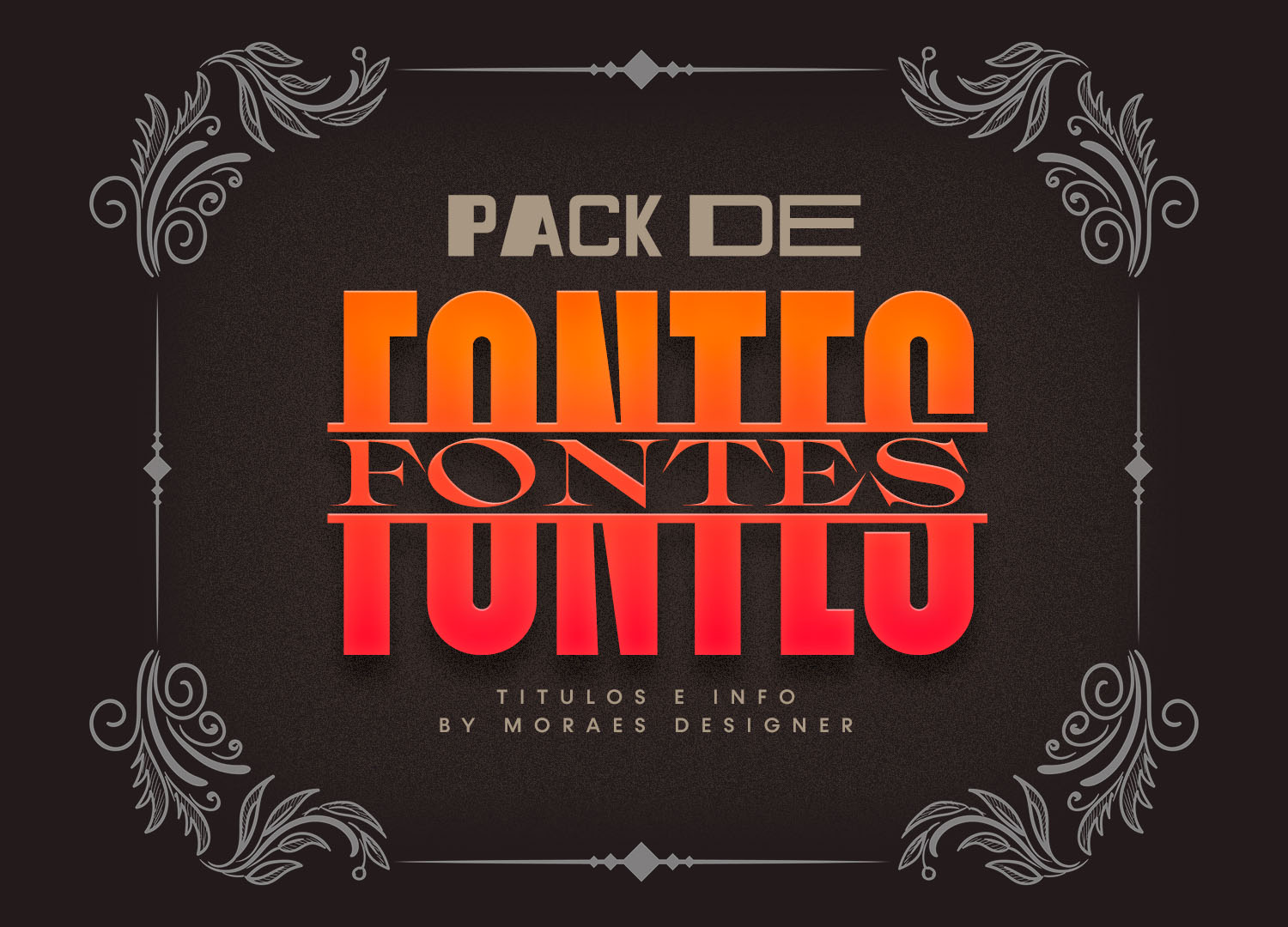 Pack de 50 Fontes Free para Flyer ideal para Titulos