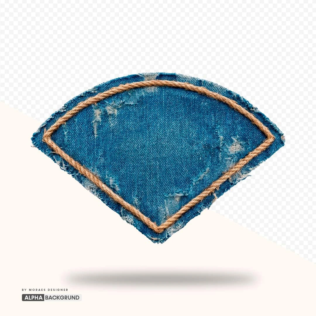 PNG FREE: Leque de tecido jeans alta qualidade GRÁTIS