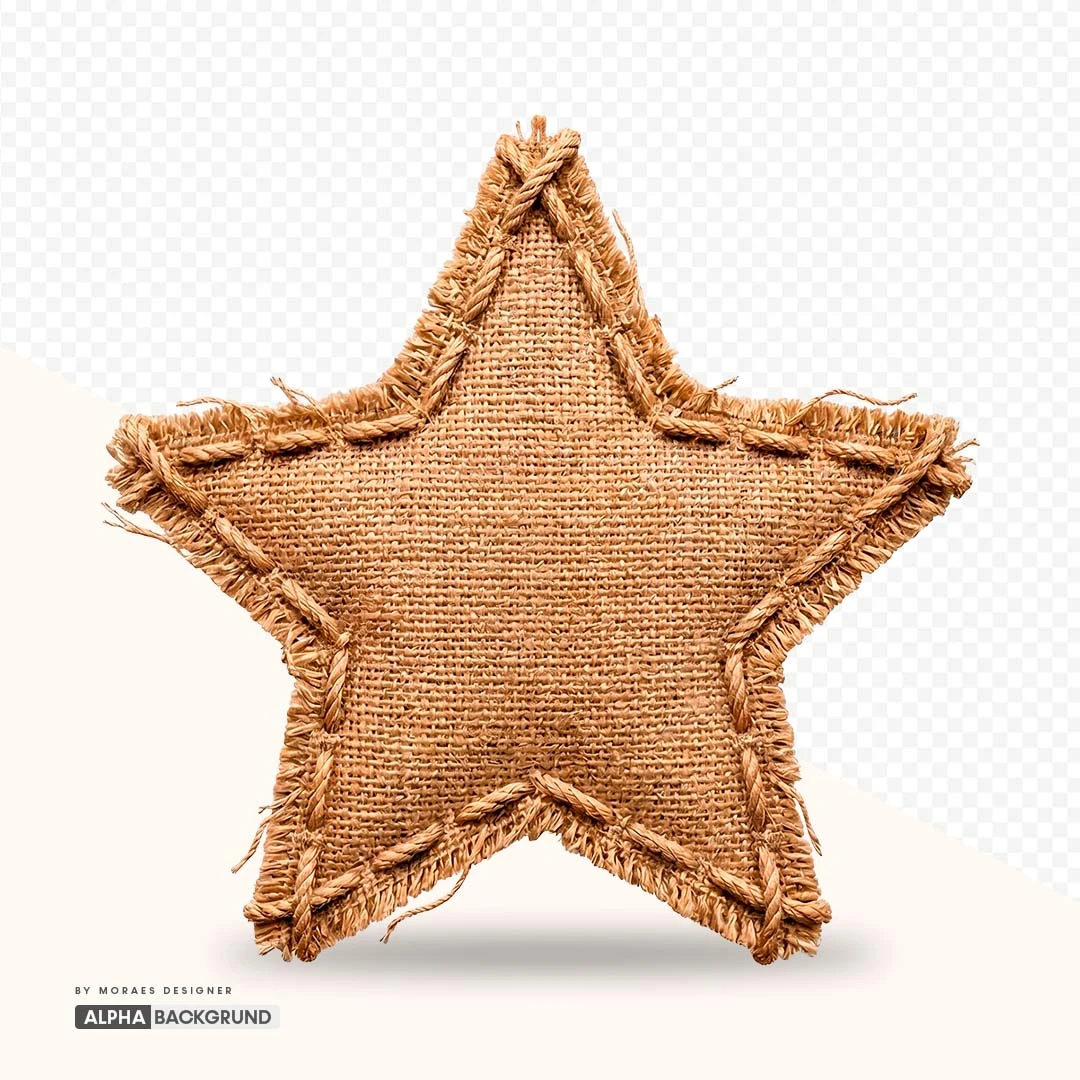 PNG FREE: Estrela de tecido alta qualidade GRÁTIS