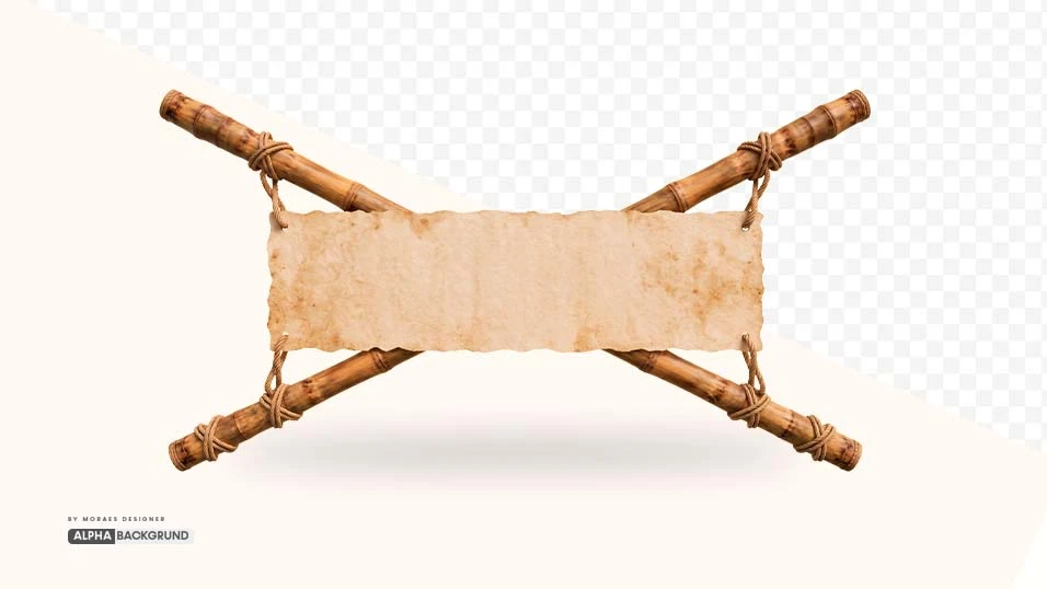 PNG FREE: Bambu com formato X com tecido alta qualidade GRÁTIS