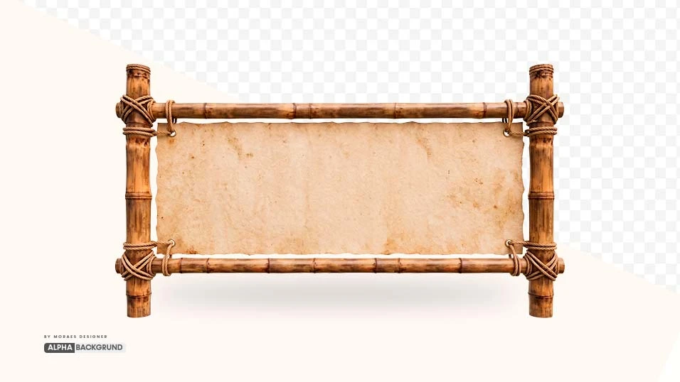 PNG FREE: Bambu Rectangular com tecido alta qualidade GRÁTIS