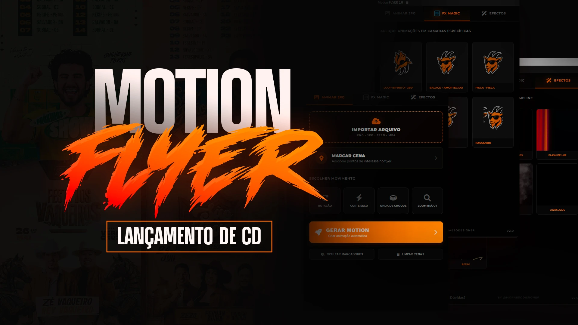 Como CRIAR MOTION DE LANÇAMENTO DE CD em Segundos
