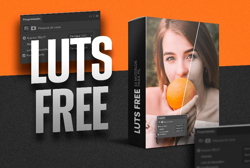 62 LUTs grátis para PhotoShop For Color Grading