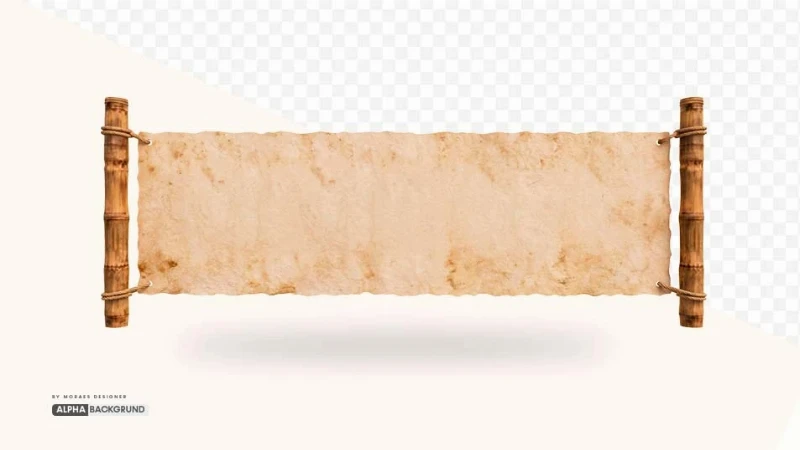 PNG FREE: Bambu Retangular Horizontal com tecido alta qualidade GRÁTIS