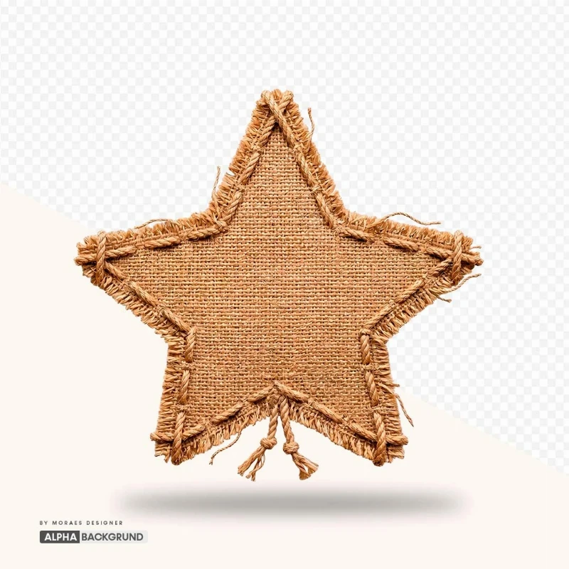 PNG FREE: Estrela de tecido alta qualidade GRÁTIS