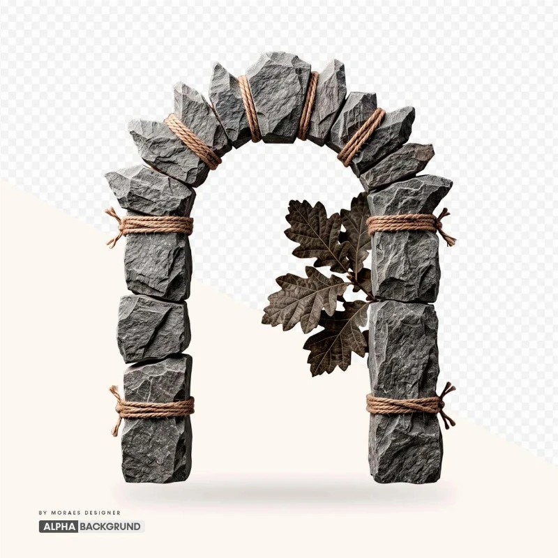 PNG FREE:  Porta esculpido em pedra retro alta qualidade – Download Grátis
