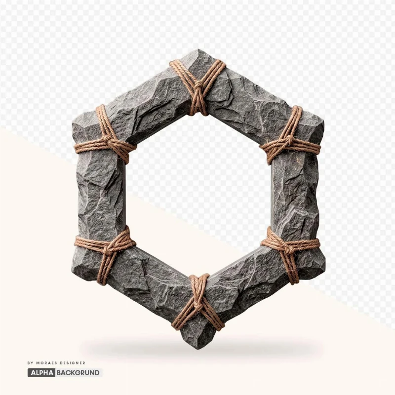 PNG FREE:  icoságono esculpido em pedra retro alta qualidade – Download Grátis