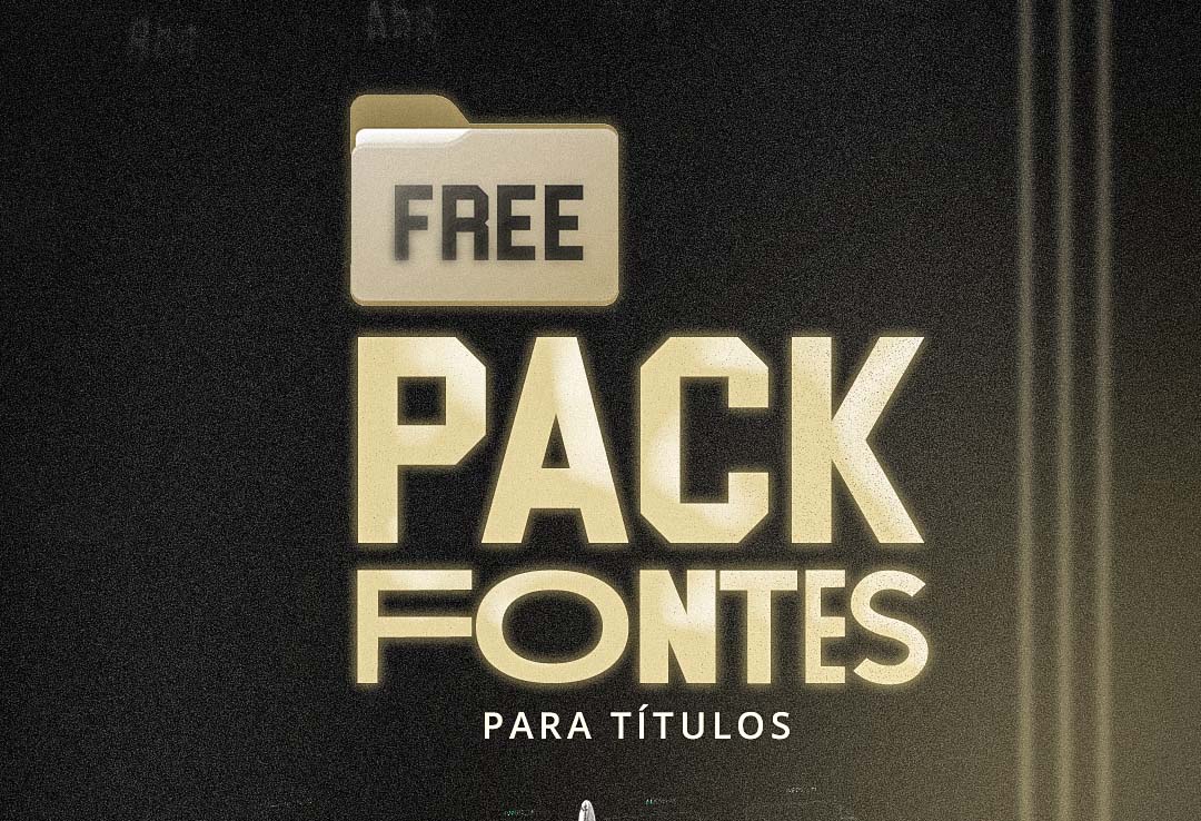 Pack com 30 MELHORES FONTES para Títulos Free